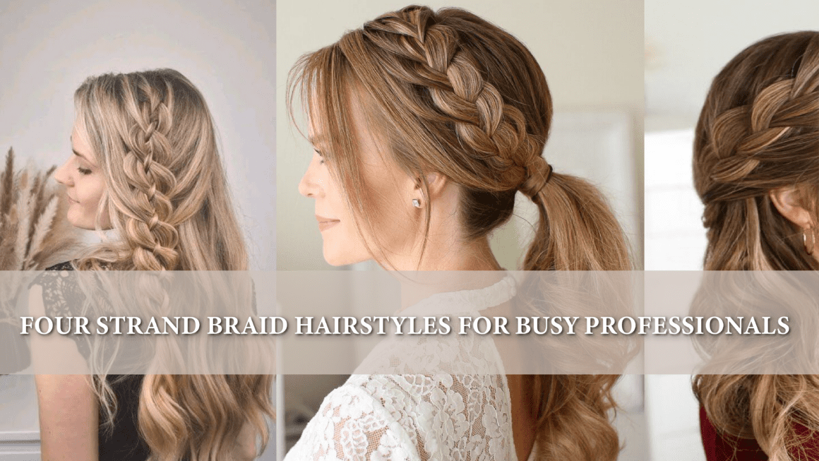 Four Strand Braid Hairstyles for Busy Professionals