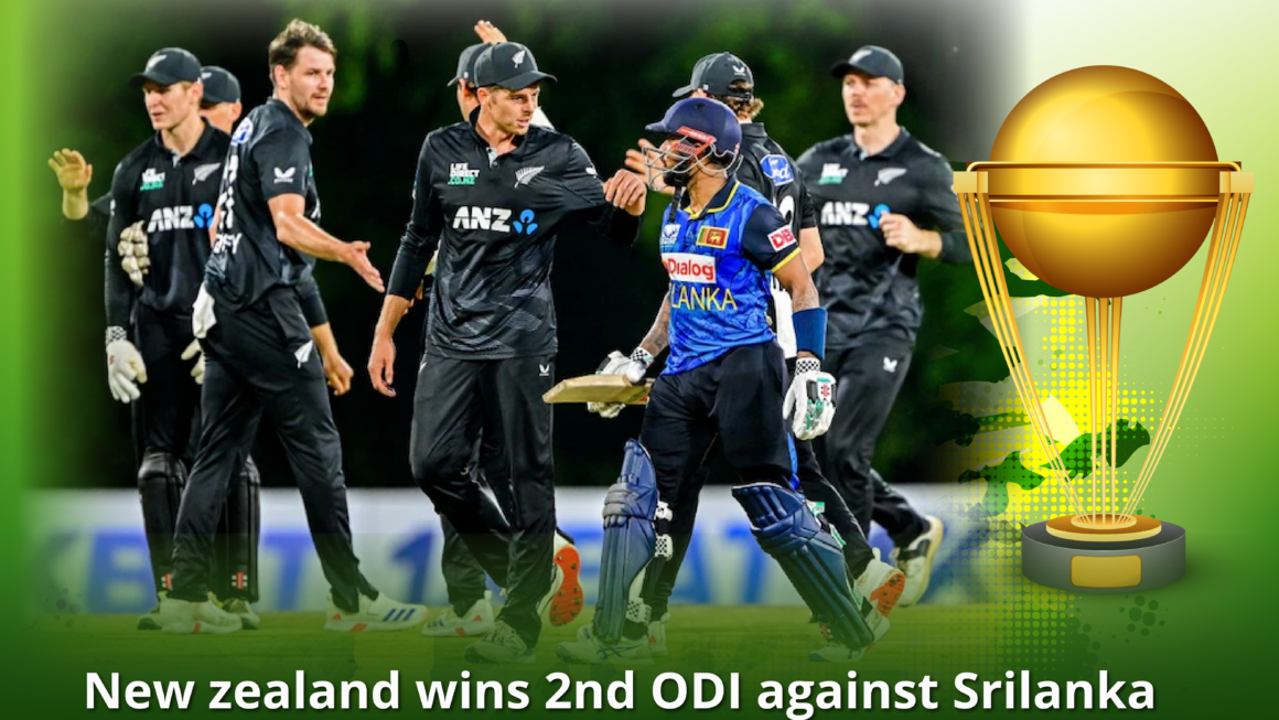 New Zealand Wins 2nd ODI against Srilanka