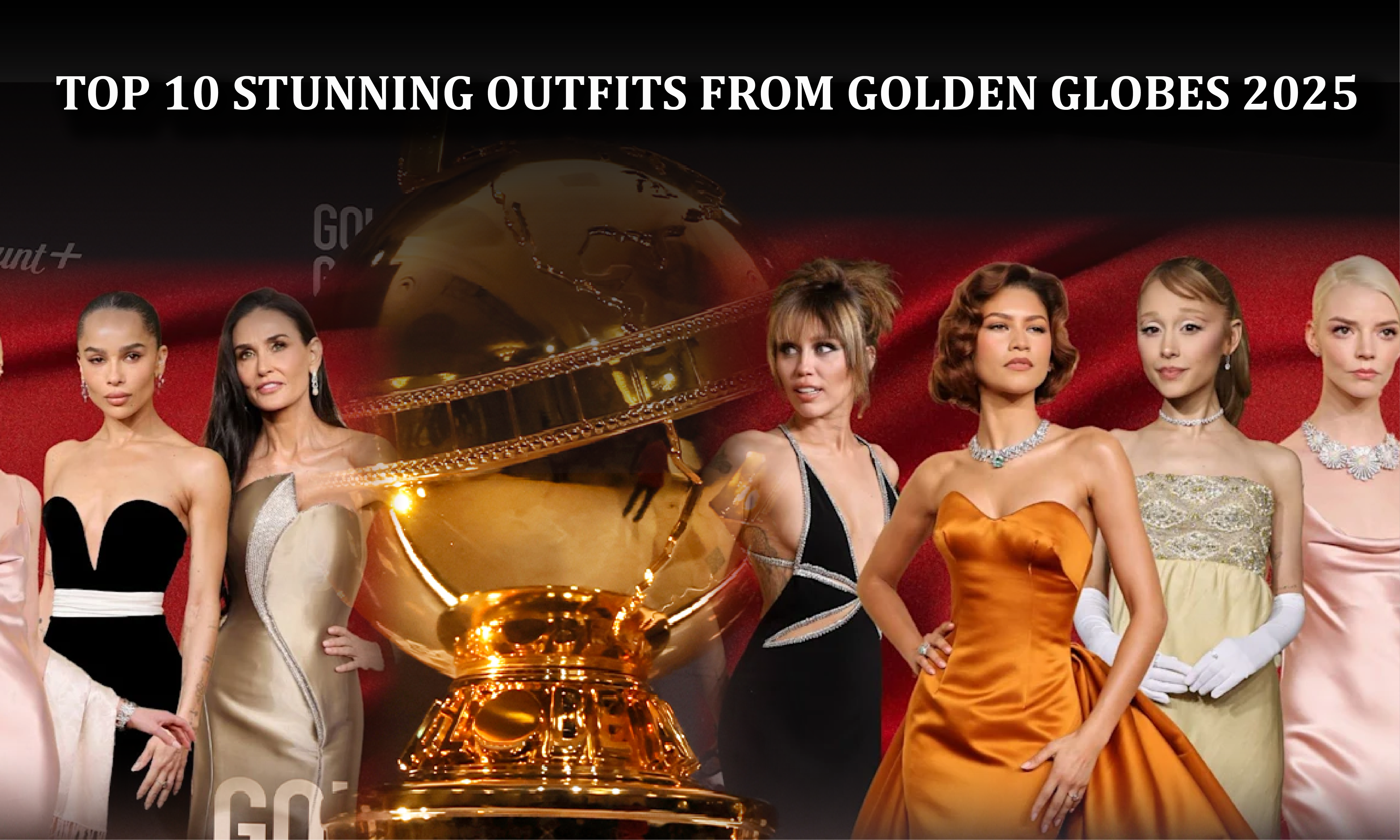 Top 10 Stunning Outfits from Golden Globes 2025