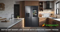 instacart makes life easier with samsung smart fridge